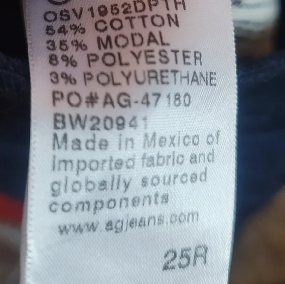 NWT! Anthropologie $215 AG Adriano Goldschmied The Mari Tuxedo Stripe Pants 25 - Picture 5 of 12